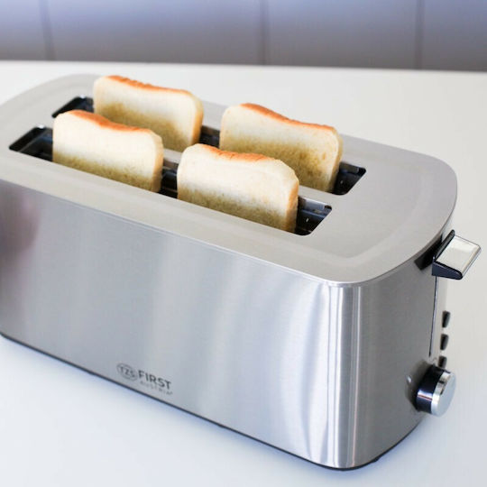 First Austria Toaster 2 Schlitze 1400W Inox