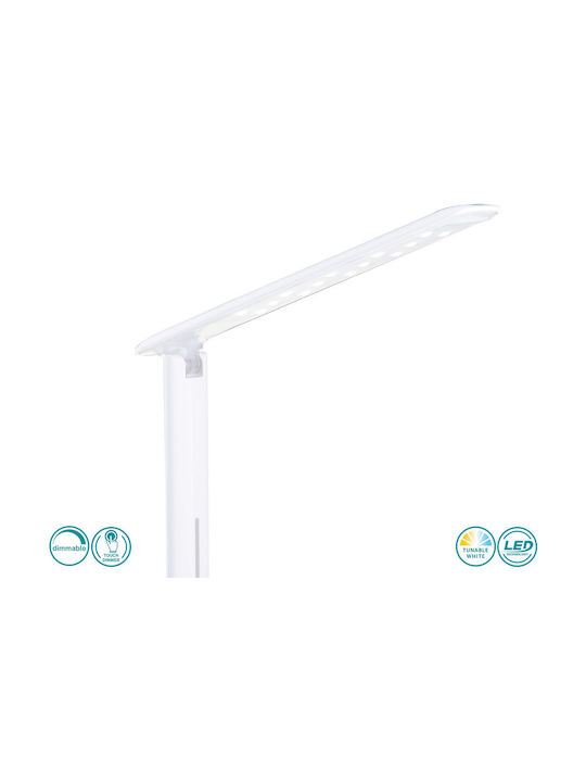 Eglo Caupo LED Office Lamp Foldable in White Color