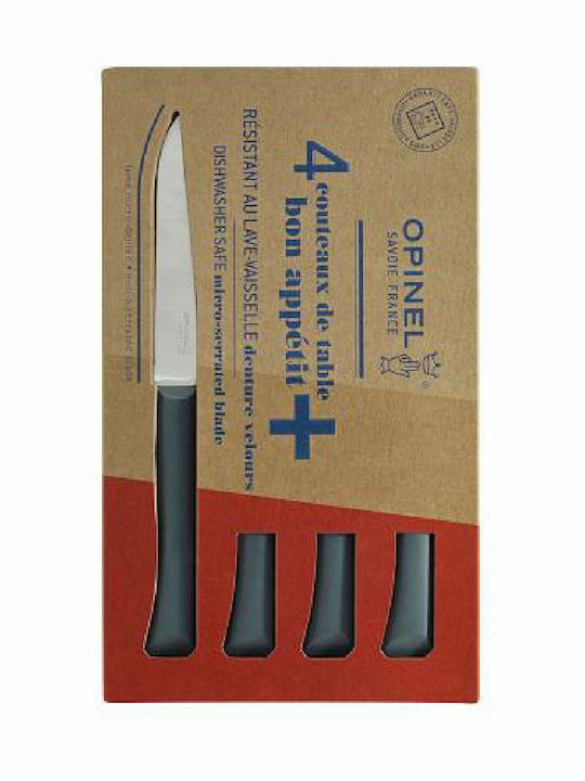 Opinel N° 125 Bon Appetit Cuțite Alimente din Oțel Inoxidabil 001907 4buc