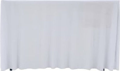 vidaXL Κάλυμμα Τραπεζιού Λευκό 183x74cm 2τμχ