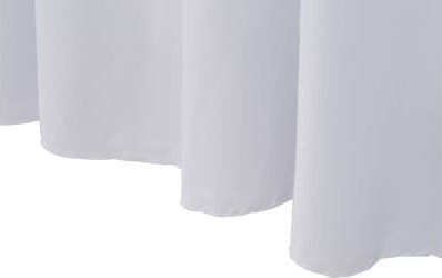vidaXL Κάλυμμα Τραπεζιού Λευκό 183x74cm 2τμχ