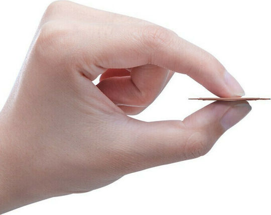 Baseus Invisible Ultra-Thin Ring Holder Κινητού σε Ροζ Χρυσό χρώμα
