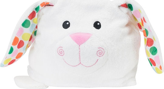 Zoocchini Baby-Badetuch mit Kapuze Bella The Bunny Weiß 127x55cm