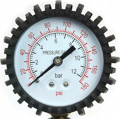 Mar-Pol Air Pressure Gauge with Tyre Inflator Pistol 12bar M80700