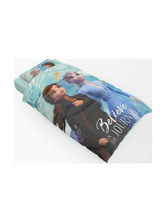 Dimcol Frozen Set Kids Duvet Cover Single with Pillowcase Cotton 980 160x240cm 2121615200698099