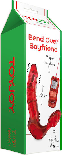 ToyJoy Bend Over Boyfriend Vibrator 24.5cm Red