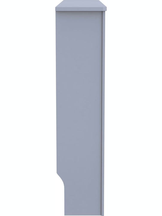 vidaXL Κάλυμμα Καλοριφέρ από MDF Γκρι 112x19x81cm