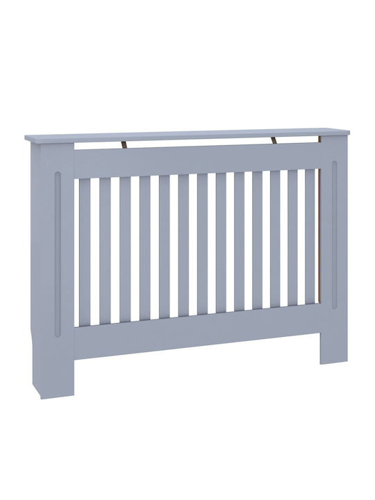 vidaXL Κάλυμμα Καλοριφέρ από MDF Γκρι 112x19x81cm