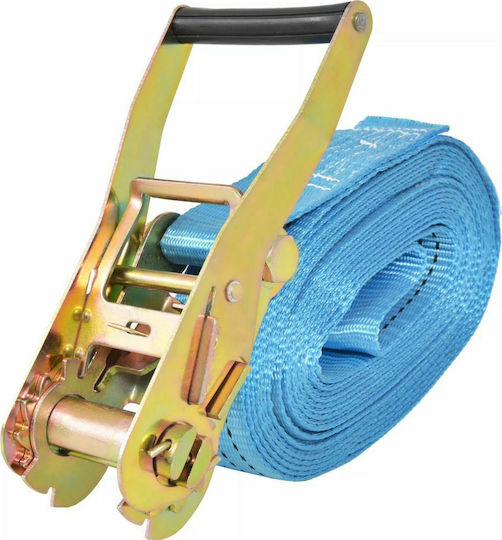 vidaXL Car Luggage Strap with Ratchet Blue 800x5cm 4pcs