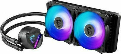 MSI MAG CoreLiquid 240R Υδρόψυξη Επεξεργαστή Διπλού Ανεμιστήρα 120mm για Socket AM4/1200/115x με ARGB Φωτισμό