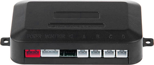 GloboStar Car Parking System License Plate Frame with Screen and 3 Sensors in Black Color