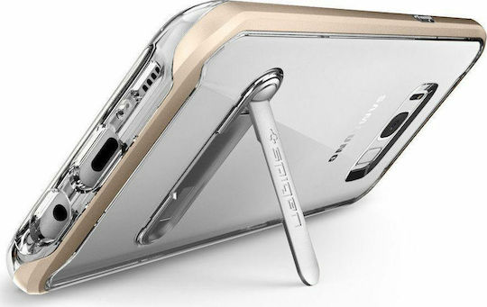 Spigen Crystal Hybrid Umschlag Rückseite Kunststoff Gold (Galaxy S8)