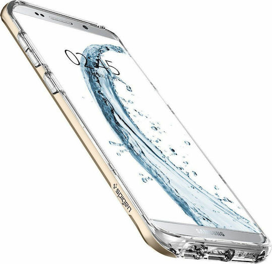 Spigen Crystal Hybrid Umschlag Rückseite Kunststoff Gold (Galaxy S8)