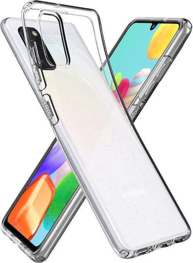 Spigen Liquid Crystal Back Cover Silicon Transparent (Galaxy A41)