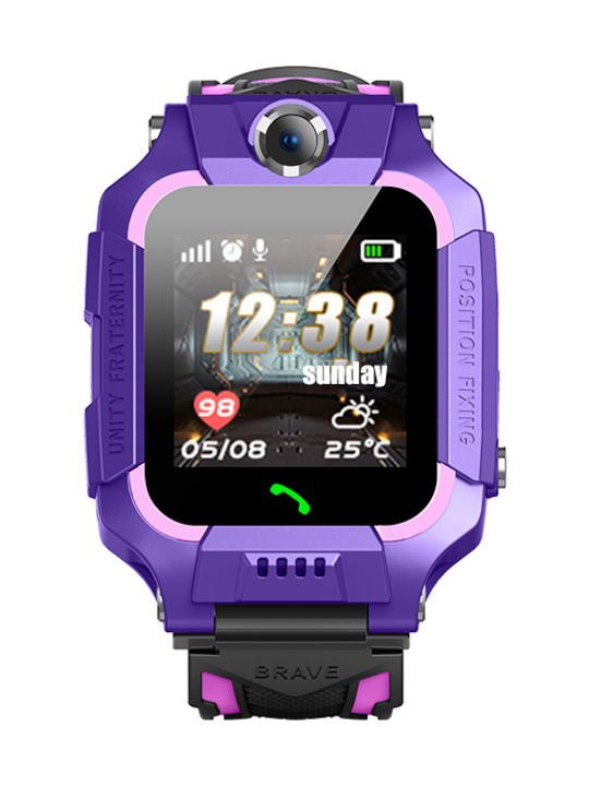Παιδικό Smartwatch Flip 2G Μωβ