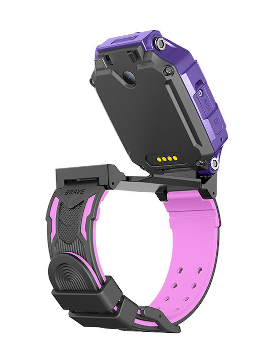 Παιδικό Smartwatch Flip 2G Μωβ