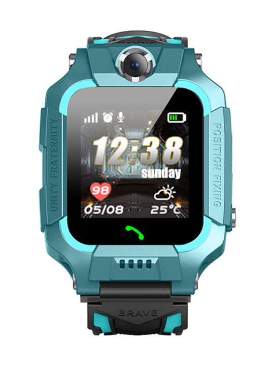 Παιδικό Smartwatch Flip 2G με Κάμερα Τιρκουάζ