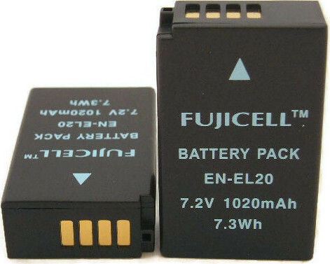Fujicell Baterie aparat foto EN-EL20 Litiu-Ion (Li-Ion) 1020mAh Compatibilă cu Nikon