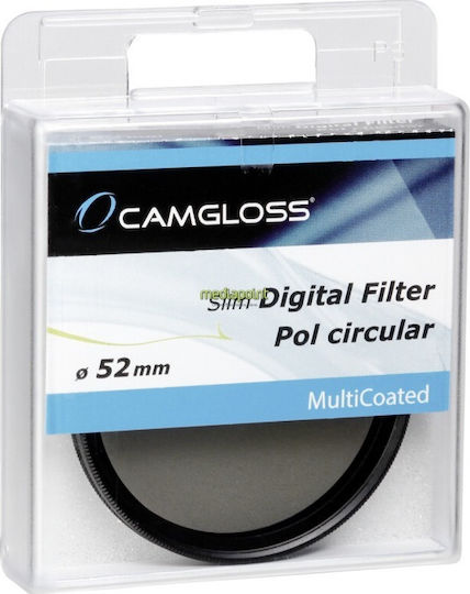 Camgloss Slim Digital Φίλτρo CPL Διαμέτρου 52mm με Επίστρωση MC (Multi-Coated) για Φωτογραφικούς Φακούς