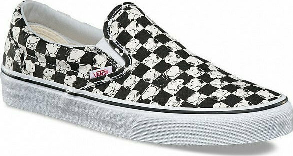vans snoopy checkerboard