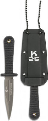 K25 Tactico Botero Small Messer Schwarz mit Klinge aus Rostfreier Stahl in Scheide