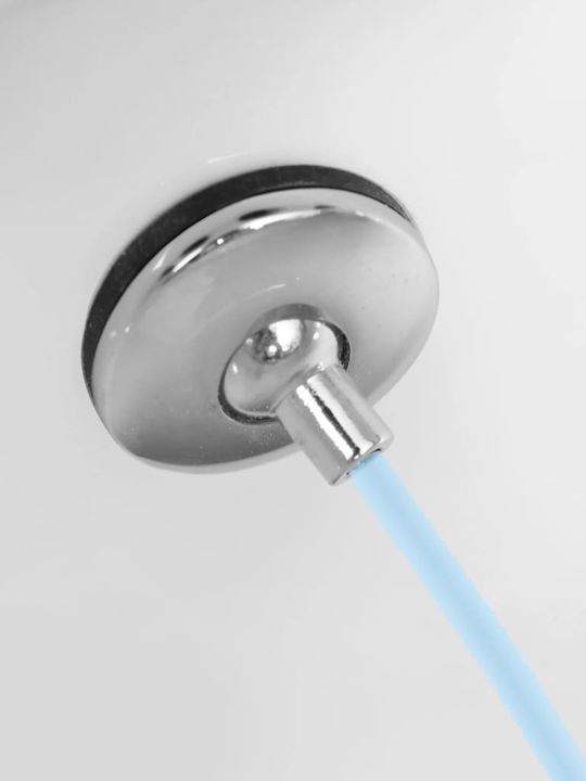 vidaXL Wall-Mounted Toilet Rimless with Cover with Bidet White
