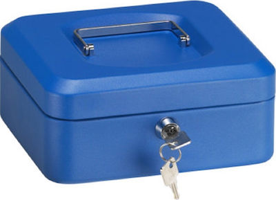 Arregui Cash Box with Lock Blue Size 3 Elegant C-9235