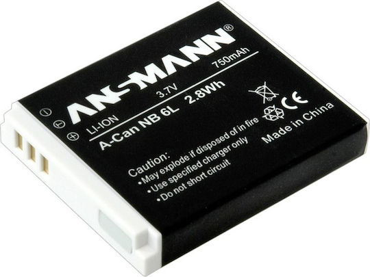 Ansmann Camera Battery A-Can NB 6 L Lithium Ion (Li-Ion) 750mAh Compatible with Canon