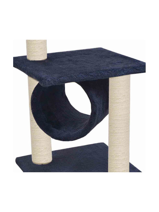 vidaXL Kratzbaum Katzenbäume Blau 2 Ebenen 30x30x65cm