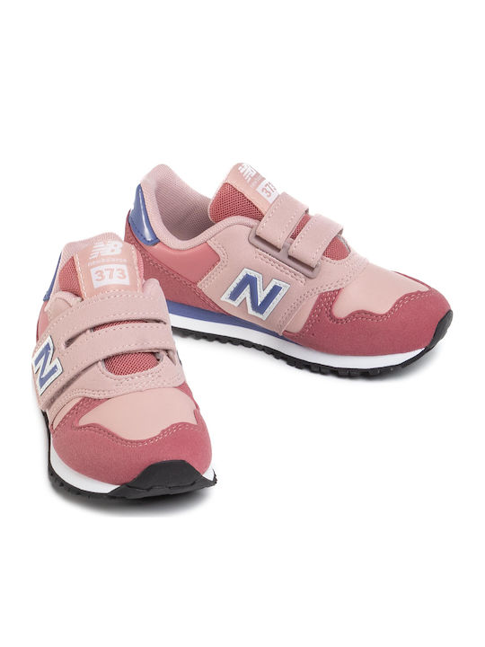 373 Kids Sneakers with Scratch Pink