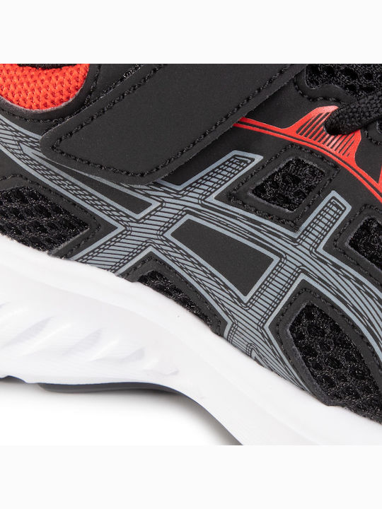 Jolt 2 Kids Sports Shoes Running with Hoop & Loop Closure Black