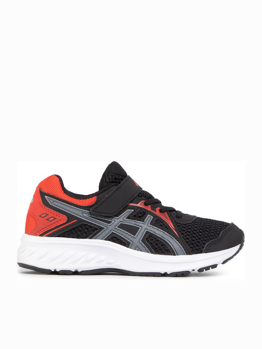 Jolt 2 Kids Sports Shoes Running with Hoop & Loop Closure Black