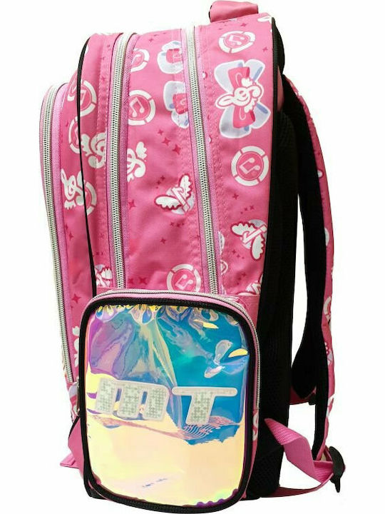 Gim Miracle Tunes School Bag Backpack Elementary, Elementary in Pink color