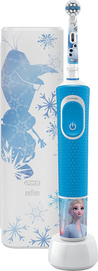 Oral-B Vitality Children's Electric Toothbrush with Chronograph for 3+ Years Frozen 2 with Travel Case