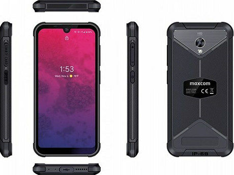 MaxCom MS572 Dual SIM (3/32GB) Ανθεκτικό Smartphone Μαύρο