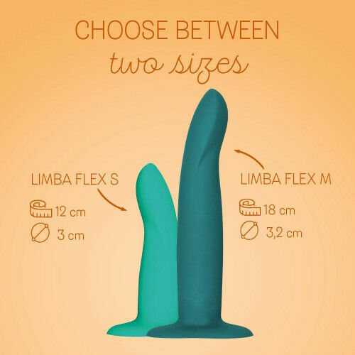 Fun Factory Limba Flex S Dildo Anal Mici Carribean Blue 12cm