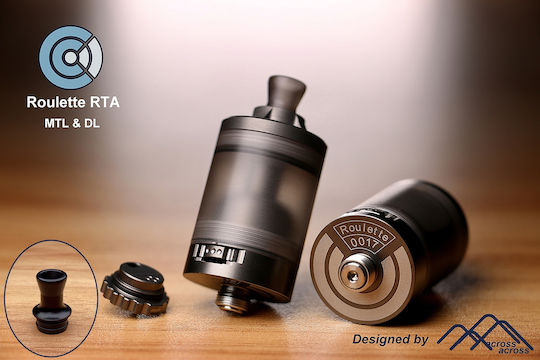 Across Vape Roulette RTA 3.5ml 22mm Stainless Steel