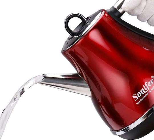 Sonifer SF-2028 Βραστήρας 1.2lt 1500W Κόκκινος