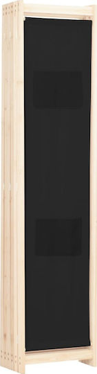vidaXL Decorative Room Divider Wooden with 4 Panels 240x170cm