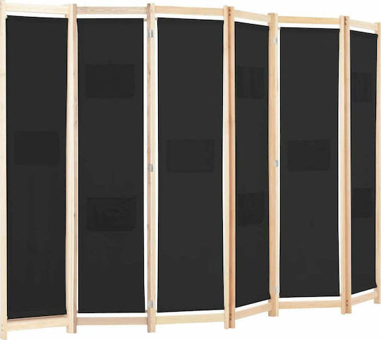vidaXL Διακοσμητικό Παραβάν Ξύλινο με 4 Φύλλα 240x170cm