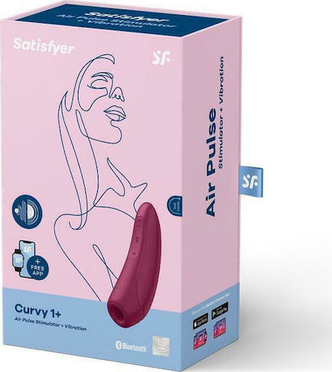 Satisfyer Curvy 1+ Аспиратор Вагина Rose Red 1бр