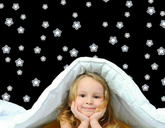 Ango Kids Foam Vinyl Glow-in-the-Dark Wall Sticker Glow Star S 21pcs