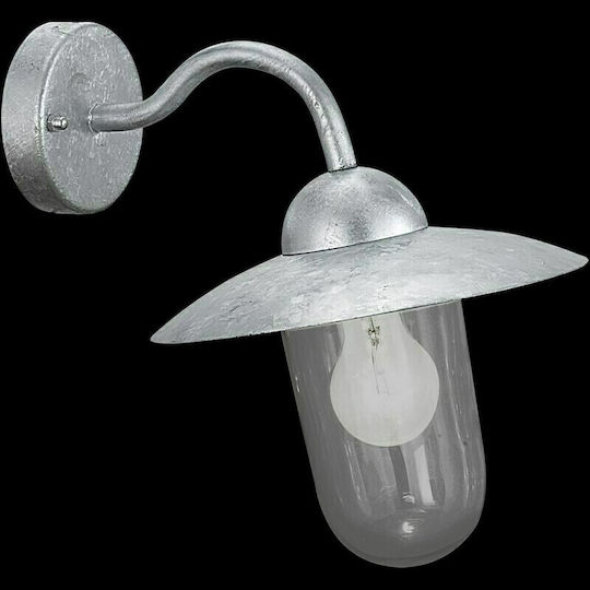 Eglo Milton Wall-Mounted Outdoor Lighting with Shade 31x31x31cm Eglo Milton Wall-Mounted Outdoor Lighting with Shade 31x31x31cm