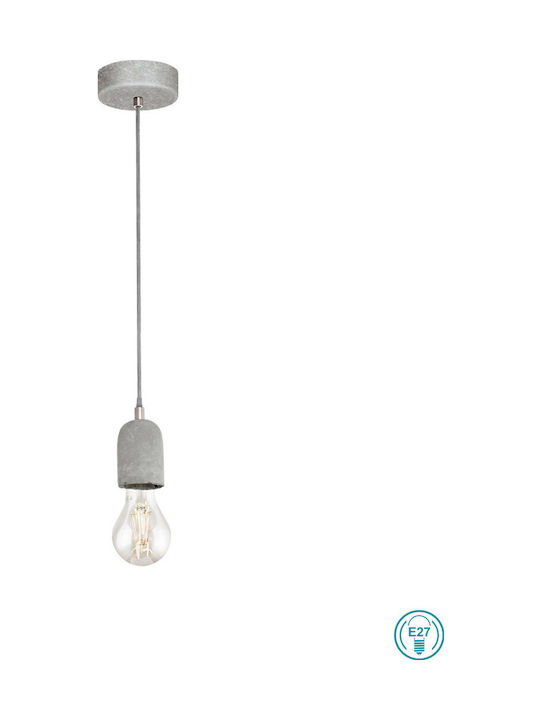 Eglo Silvares Pendant Light Suspension for Socket E27 White