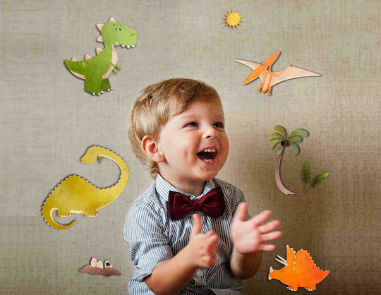 Ango Kids Foam Vinyl 3D Wall Sticker Dinosaurs