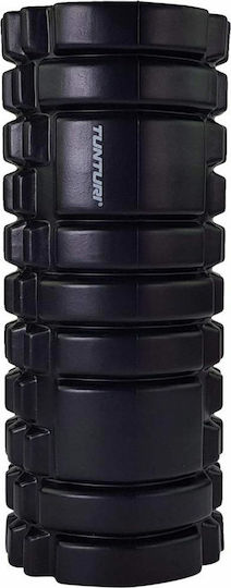 Tunturi Foam Grid Roller Runde Walze Schwarz 33cm