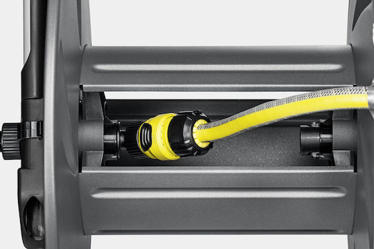 Karcher ΗΤ 80 Τροχήλατη Ανέμη Ποτίσματος με Λάστιχο 20m με Χερούλι Μαζέματος