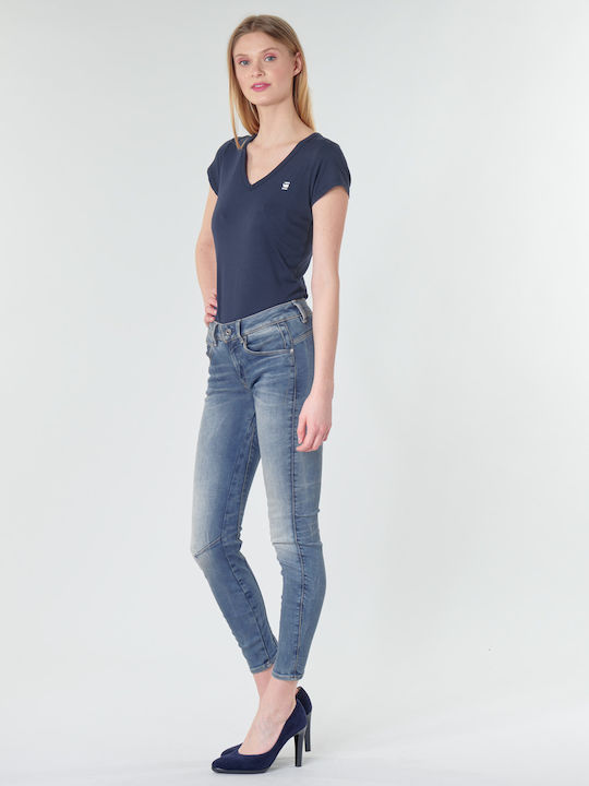 Arc 3D Women's Jean Trousers Mid Rise in Skinny Fit