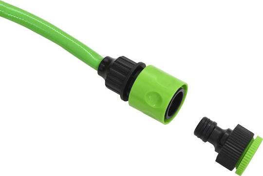 vidaXL Automatic Watering Wind Wall Mounted with Hose 32m