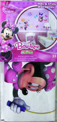 RoomMates Decor Kids Wall Sticker Minnie Mouse 1666 33pcs